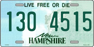 NH license plate 1304515