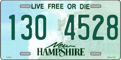 NH license plate 1304528
