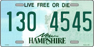NH license plate 1304545