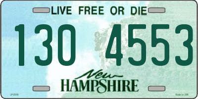 NH license plate 1304553