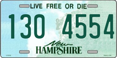 NH license plate 1304554