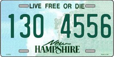 NH license plate 1304556