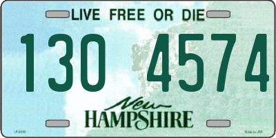 NH license plate 1304574
