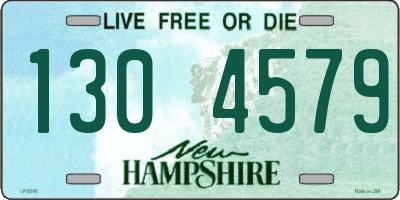 NH license plate 1304579