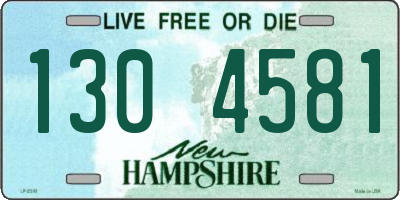 NH license plate 1304581