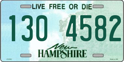NH license plate 1304582