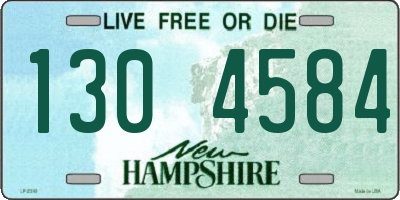 NH license plate 1304584