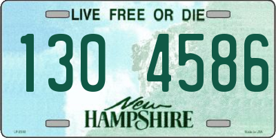 NH license plate 1304586