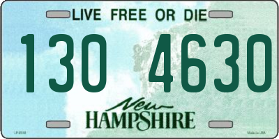 NH license plate 1304630
