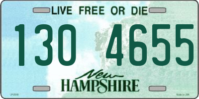 NH license plate 1304655
