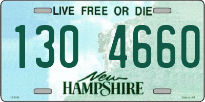 NH license plate 1304660
