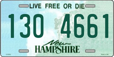 NH license plate 1304661