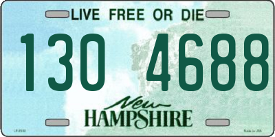 NH license plate 1304688