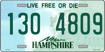 NH license plate 1304809