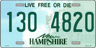 NH license plate 1304820