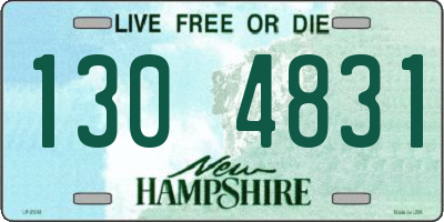 NH license plate 1304831