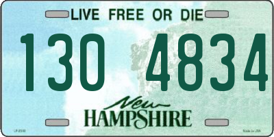 NH license plate 1304834