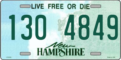 NH license plate 1304849
