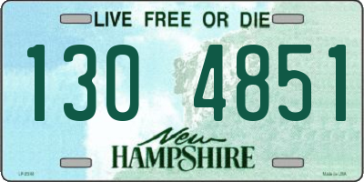 NH license plate 1304851