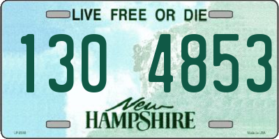 NH license plate 1304853