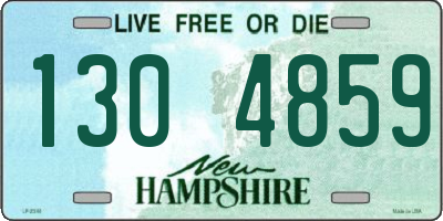 NH license plate 1304859
