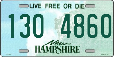 NH license plate 1304860