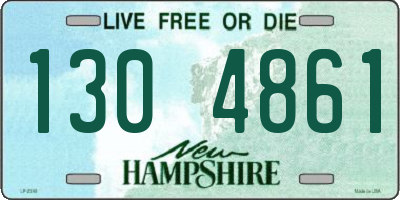 NH license plate 1304861