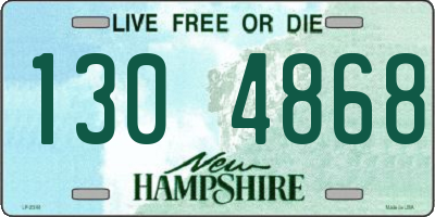NH license plate 1304868