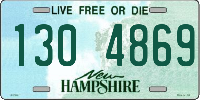 NH license plate 1304869