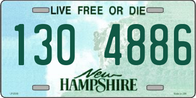 NH license plate 1304886