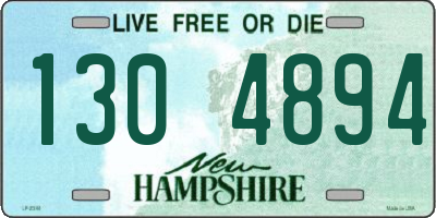 NH license plate 1304894