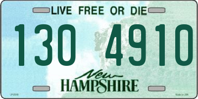 NH license plate 1304910