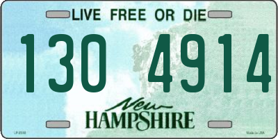NH license plate 1304914