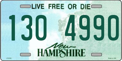 NH license plate 1304990