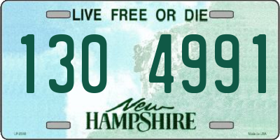 NH license plate 1304991
