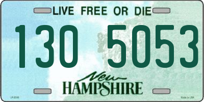 NH license plate 1305053