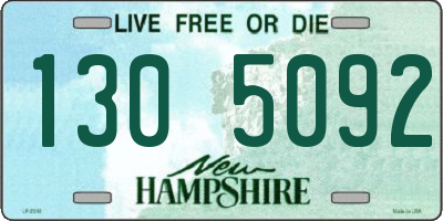 NH license plate 1305092