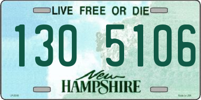NH license plate 1305106