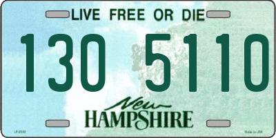 NH license plate 1305110