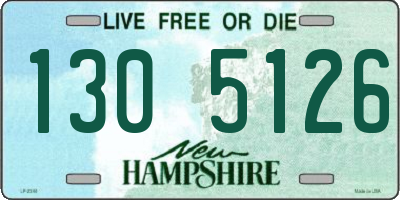 NH license plate 1305126