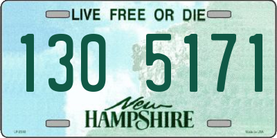 NH license plate 1305171
