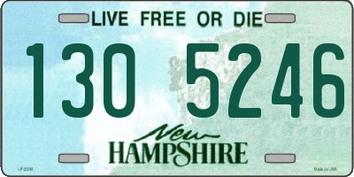 NH license plate 1305246