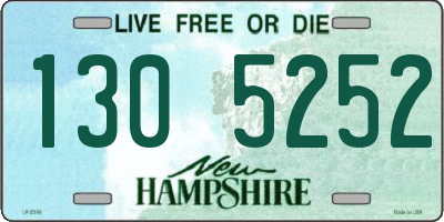 NH license plate 1305252