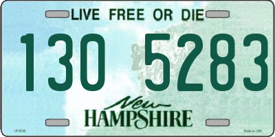 NH license plate 1305283