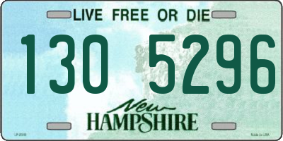 NH license plate 1305296