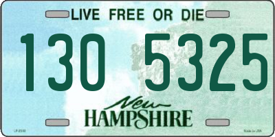 NH license plate 1305325