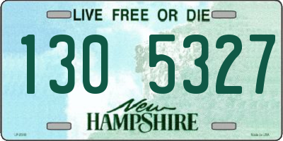 NH license plate 1305327