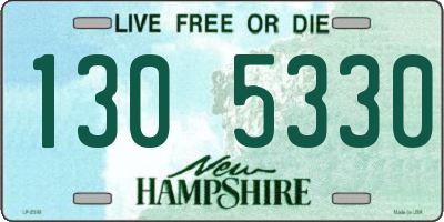 NH license plate 1305330