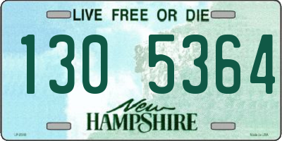 NH license plate 1305364