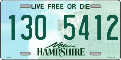 NH license plate 1305412